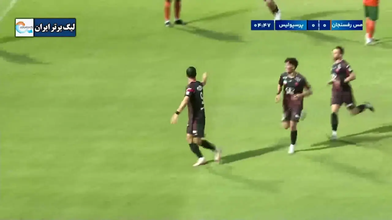 گل اول پرسپولیس به مس توسط علیپور