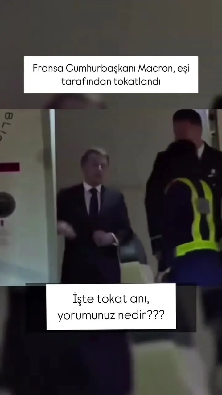 سیلی خوردن مکرون، رئیس جمهور فرانسه از همسرش!
