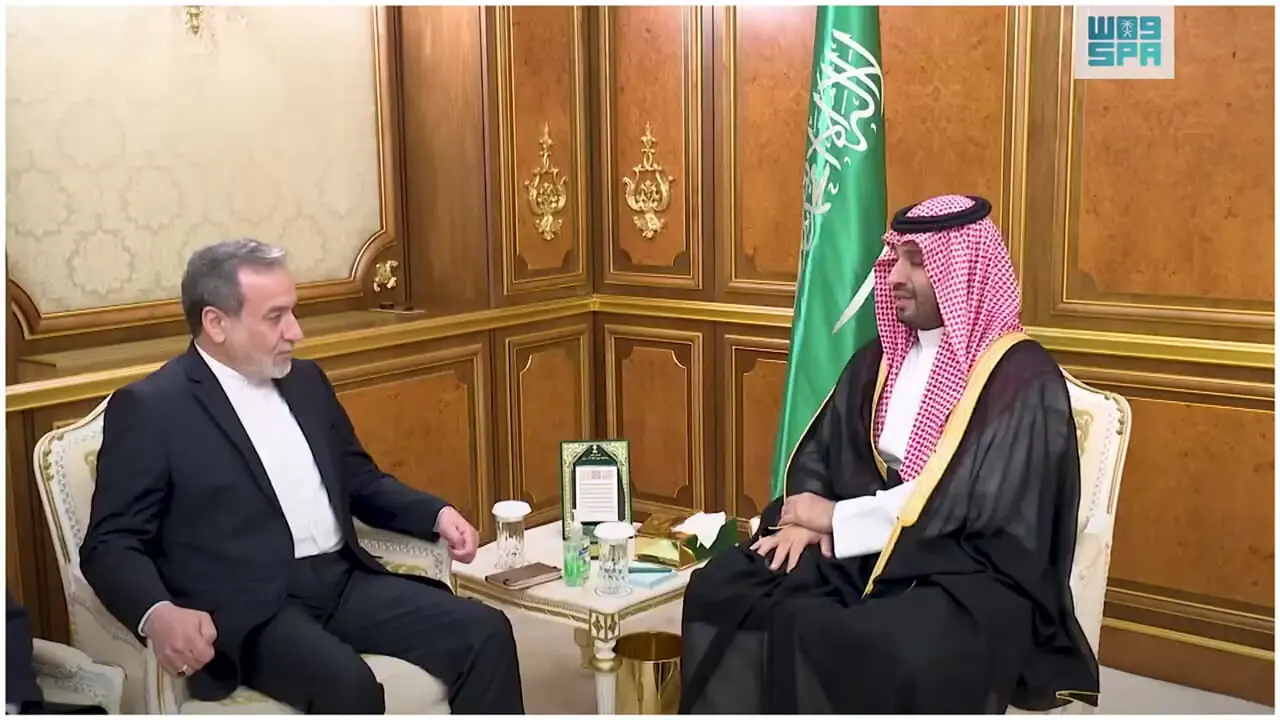 دیدار عباس عراقچی با ولی‌عهد عربستان سعودی در جده