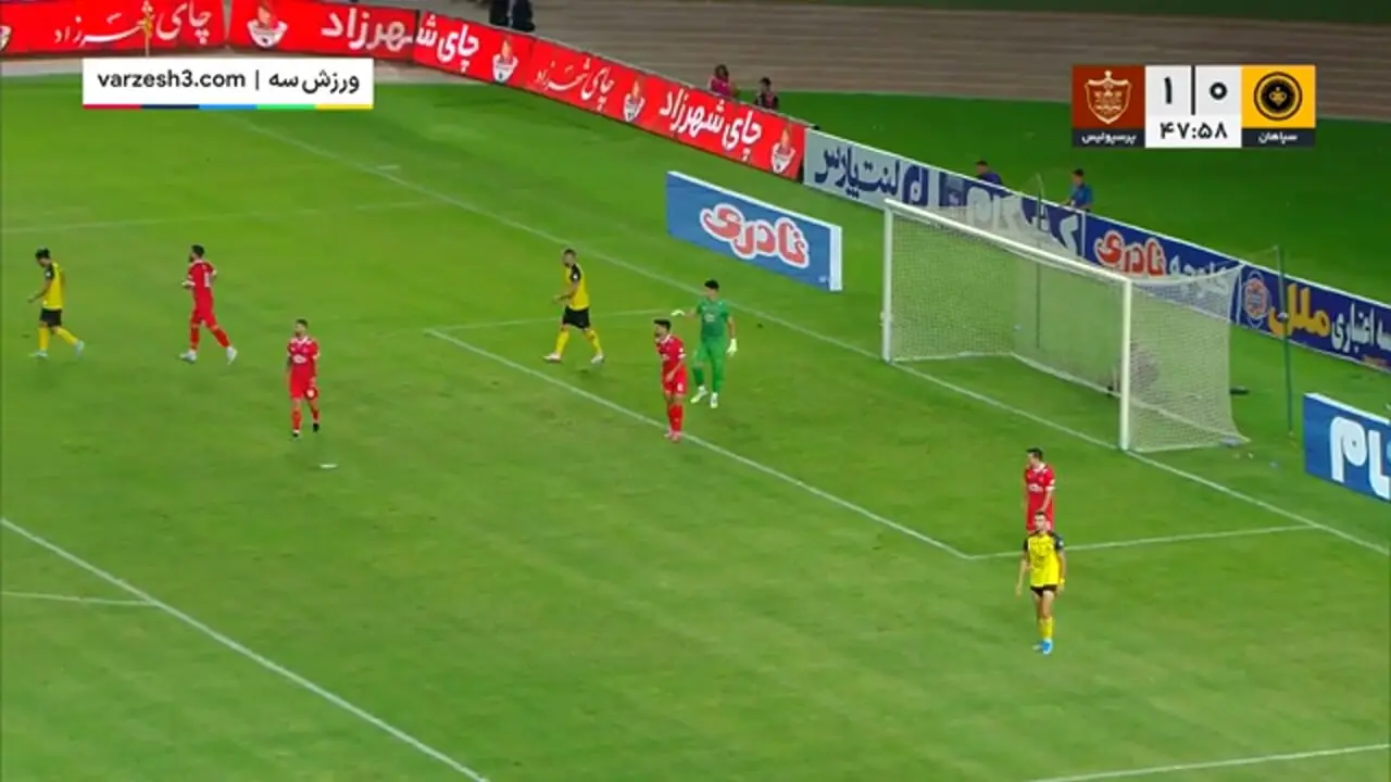 فیلم خلاصه بازی سپاهان 0 - پرسپولیس 1