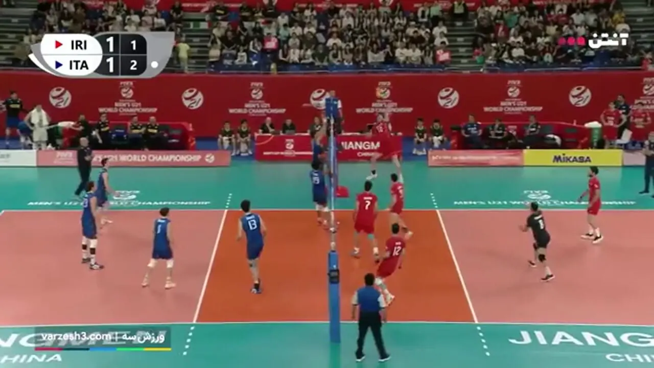 خلاصه والیبال جوانان ایران3 - ایتالیا 1
