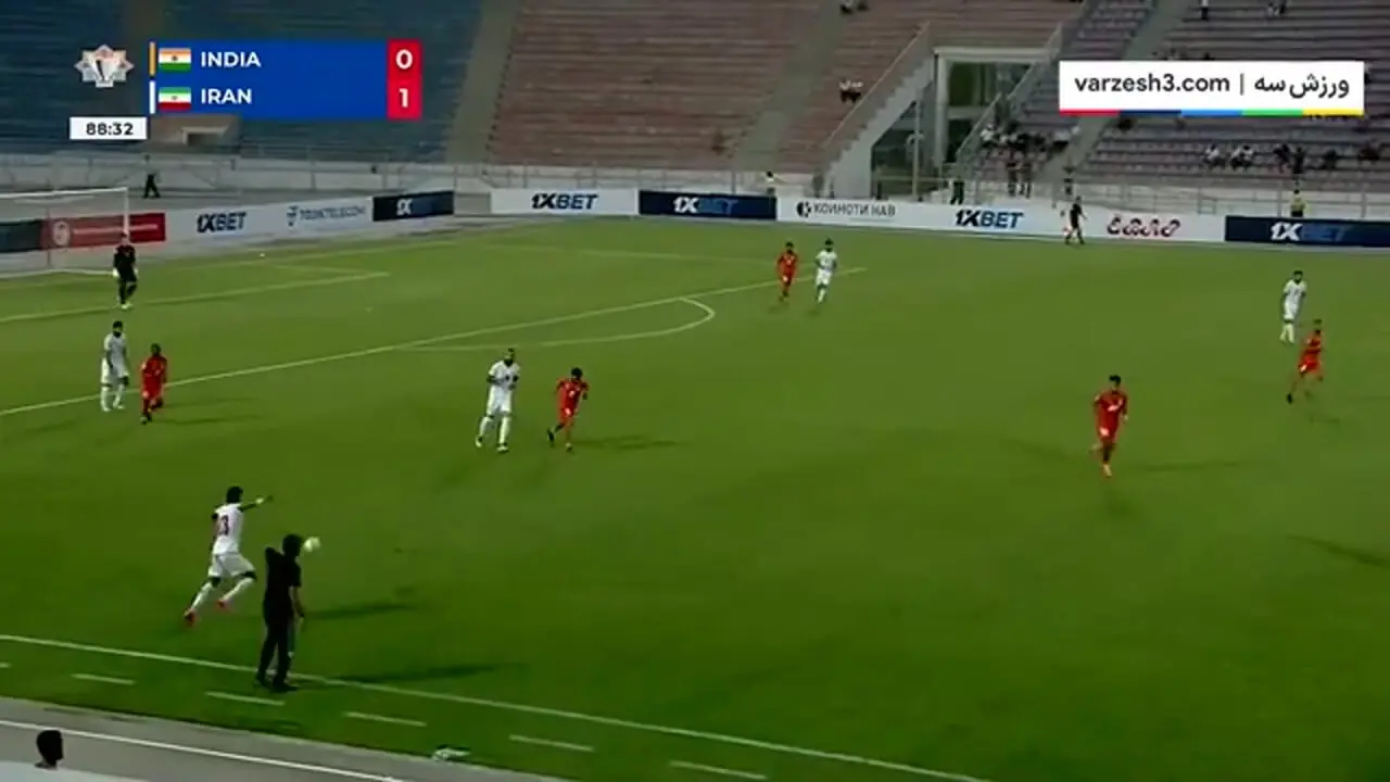 خلاصه بازی هند 0 - ایران 3