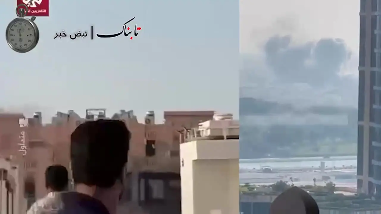 شش فیلم از حمله هوایی اسرائیل به قطر