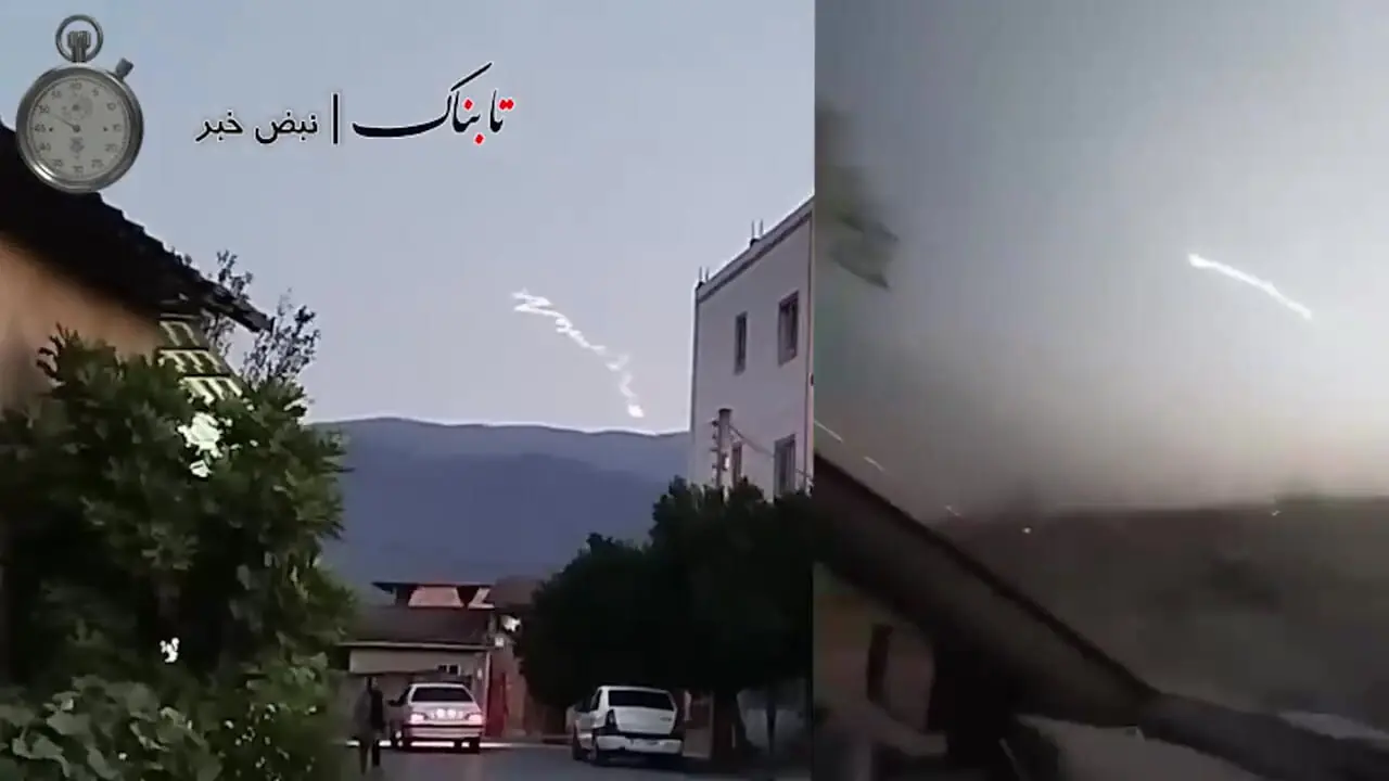 هشت ویدیو از تست موشک بالستیک عظیم ایران