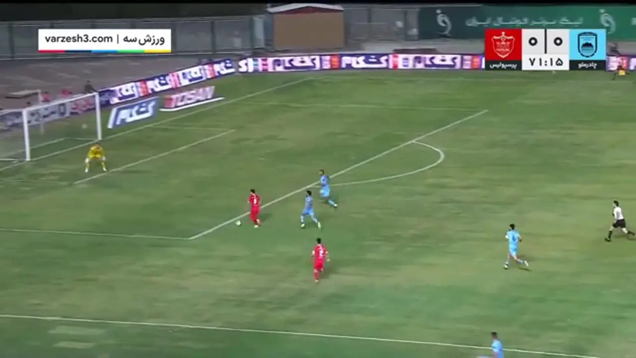 خلاصه بازی چادرملو 0 - پرسپولیس 0