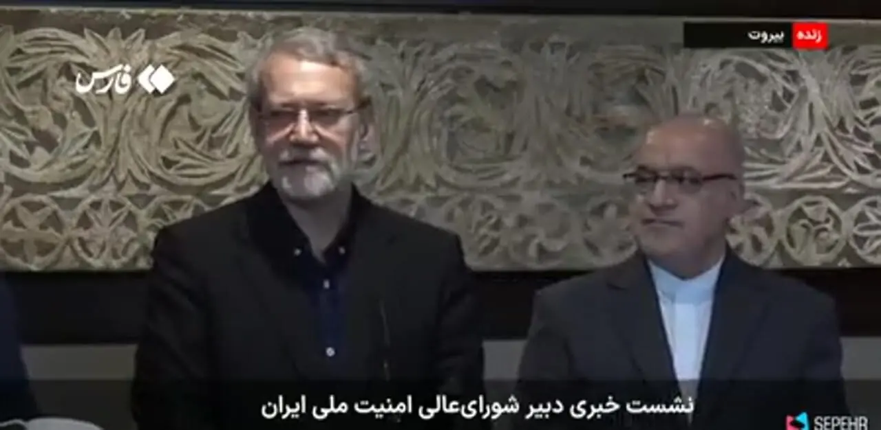 تکذیب ارسال سلاح از ایران به لبنان توسط لاریجانی