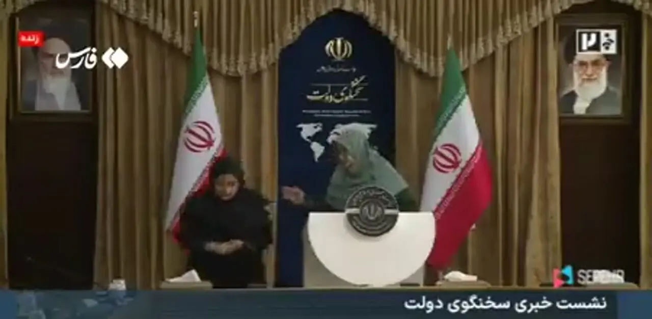 بد شدن‌ حال سخنگوی دولت در نشست خبری