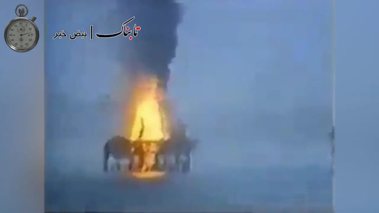 فیلم جدید از حمله به سکوهای نفتی ایران!
