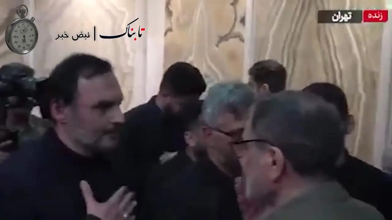 زبان بدن شمخانی پس از حواشی اخیر فیلم عروسی دخترش
