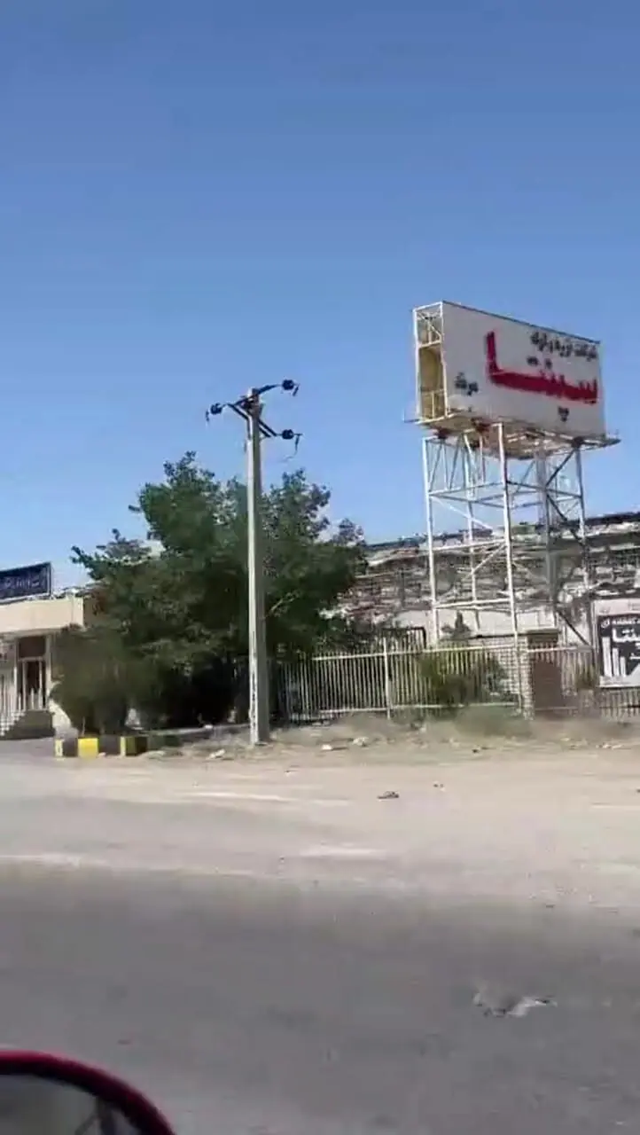 لحظه حملات اسرائیل به مجموعه سپنتا در مرند توسط