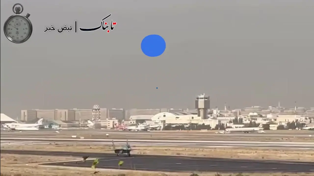 پرواز جنگنده میگ 29 در آسمان تهران