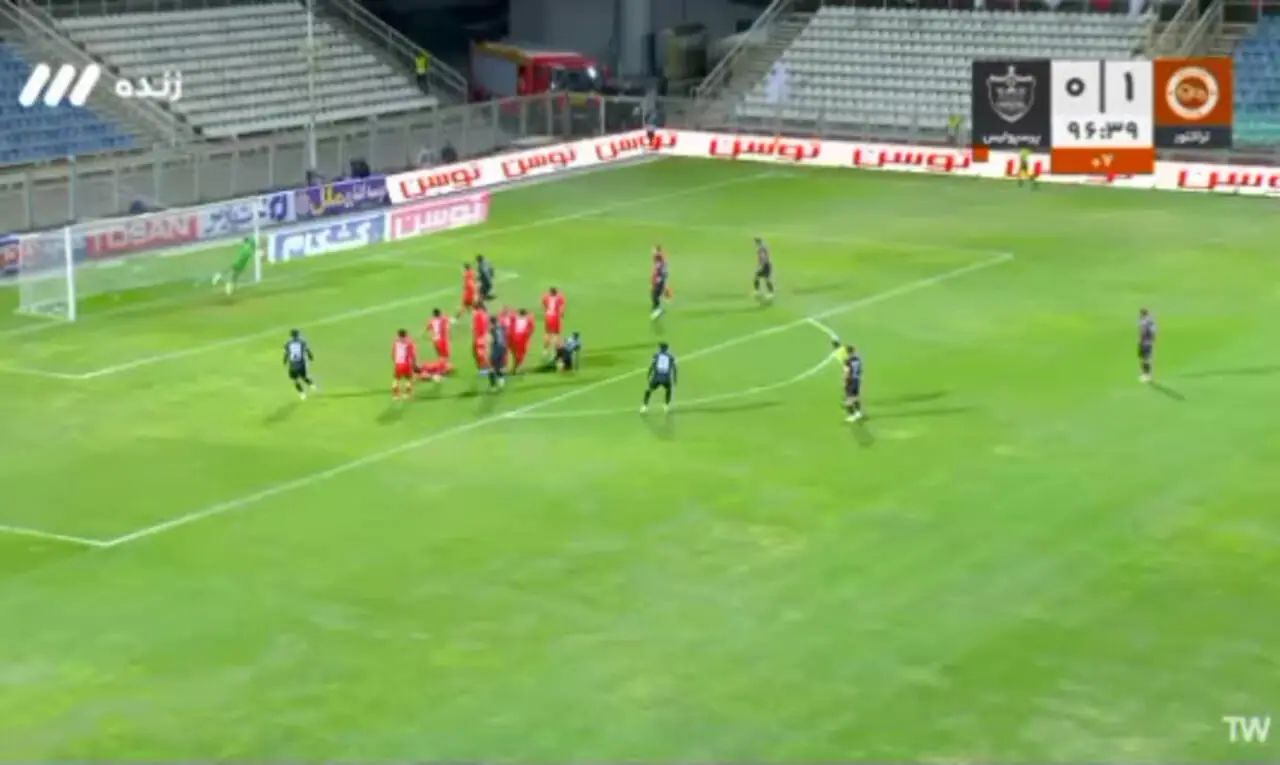 سوپر گل پرسپولیس به تراکتور در لحظه پایانی