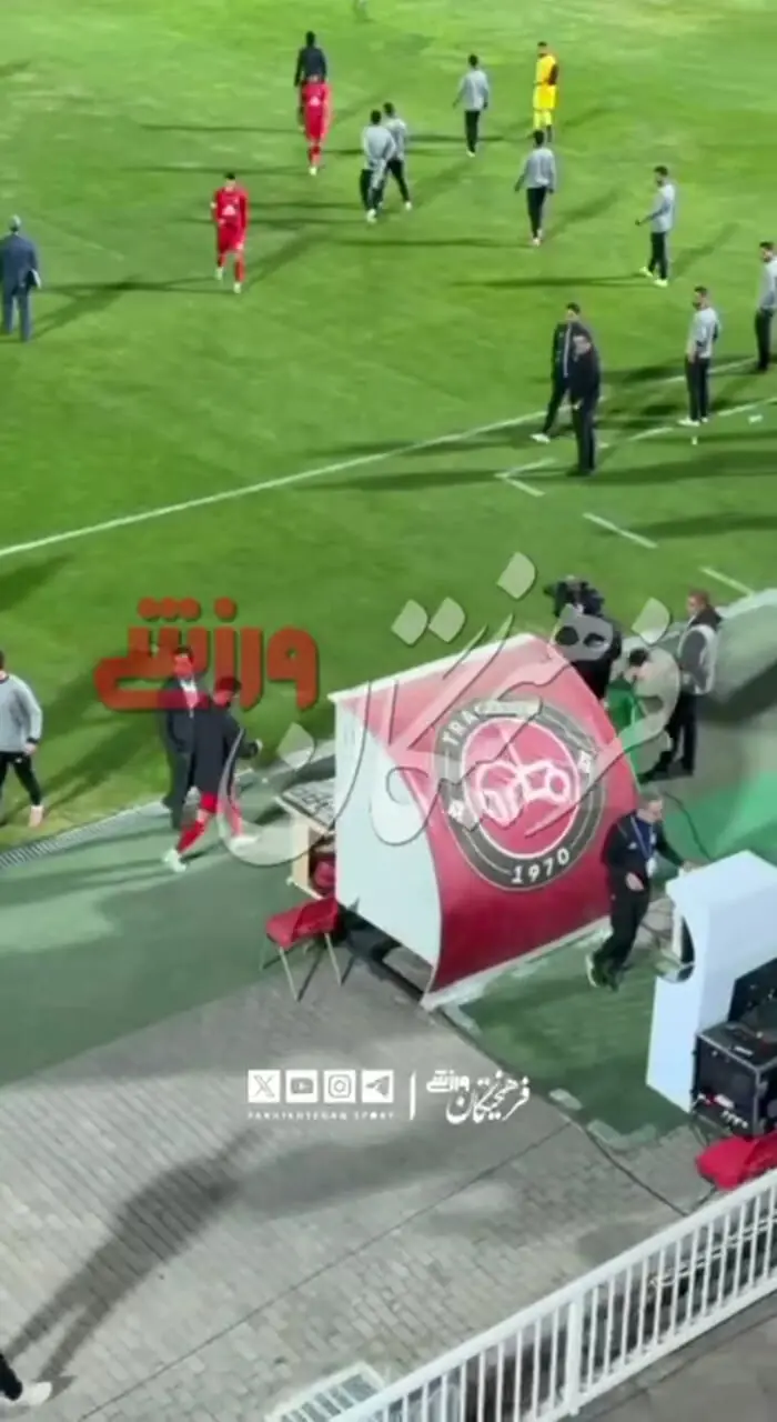 تصاویر حرکت زشت و عصبانیت بیرانوند