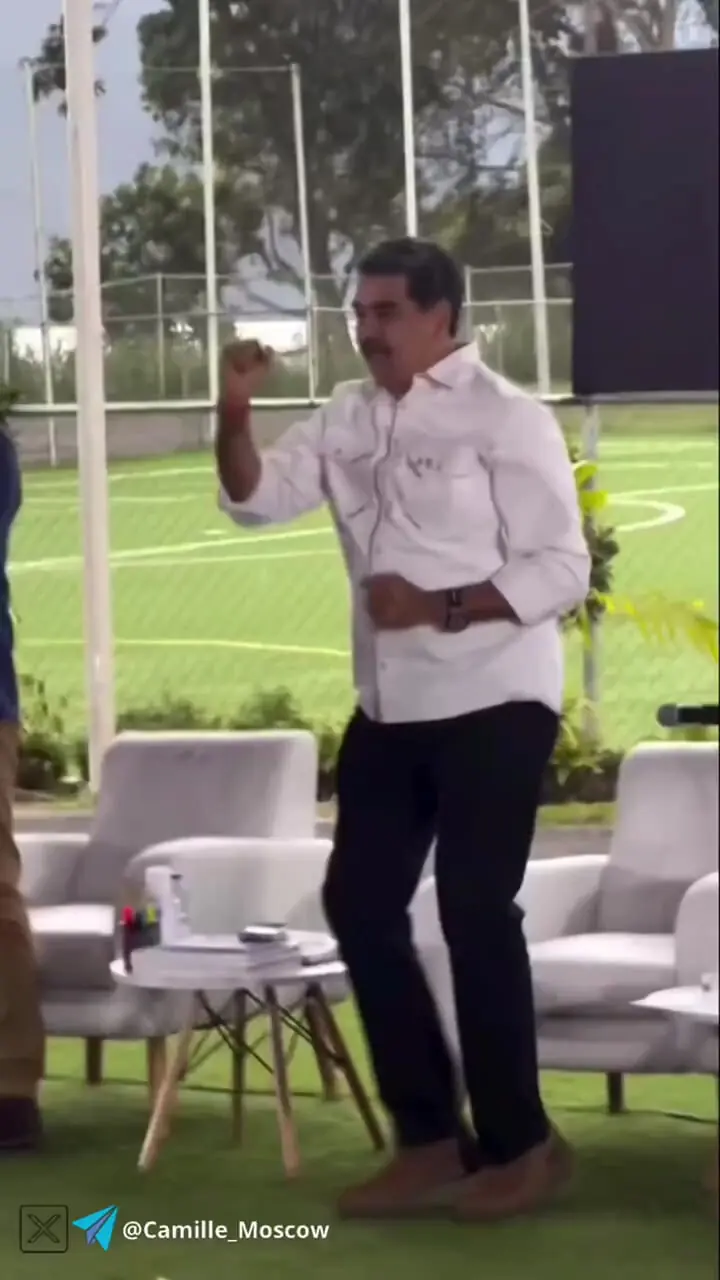 مادورو رقص معروف ترامپ را تقلید کرد