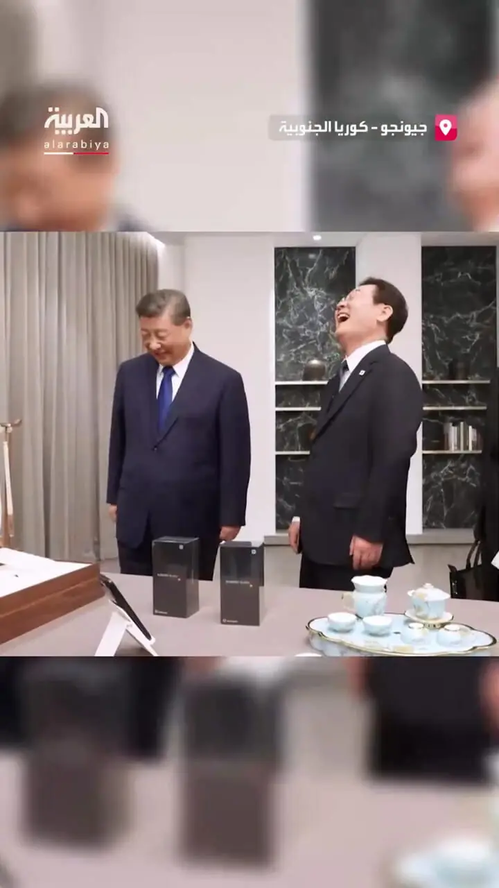 شوخی عجیب رئیس‌جمهور کره‌جنوبی با همتای چینی