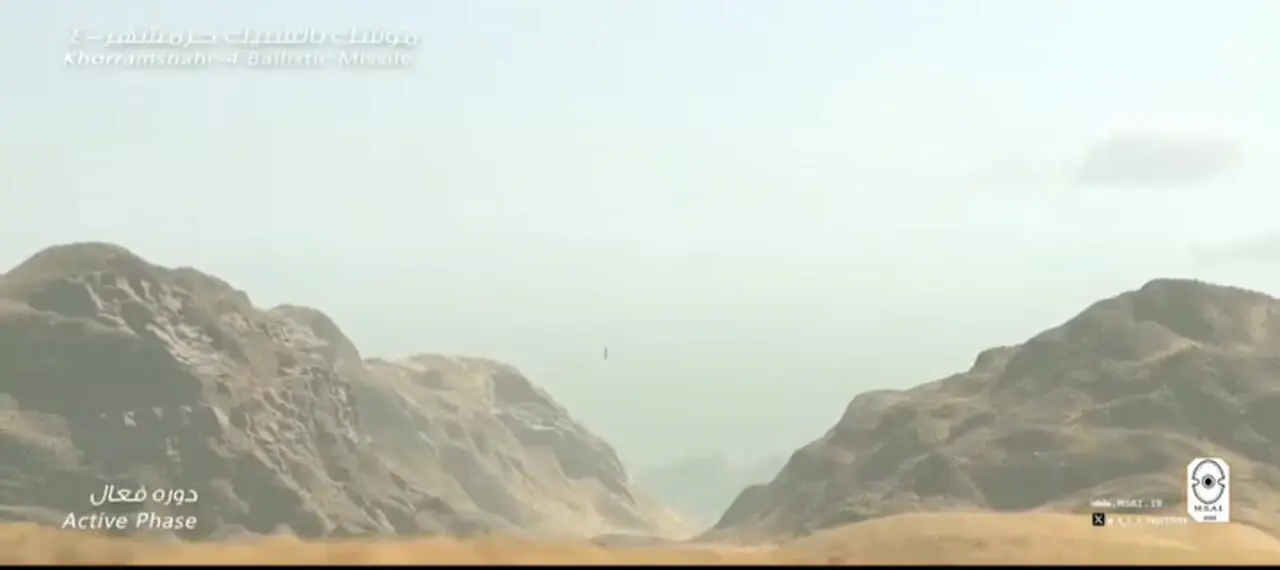 فیلم حیرت انگیز از مراحل شلیک موشک خرمشهر ۴