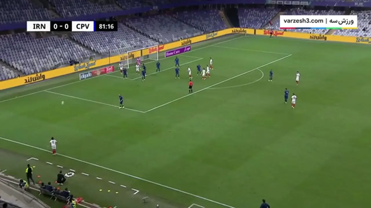 خلاصه بازی ایران مقابل کیپورد