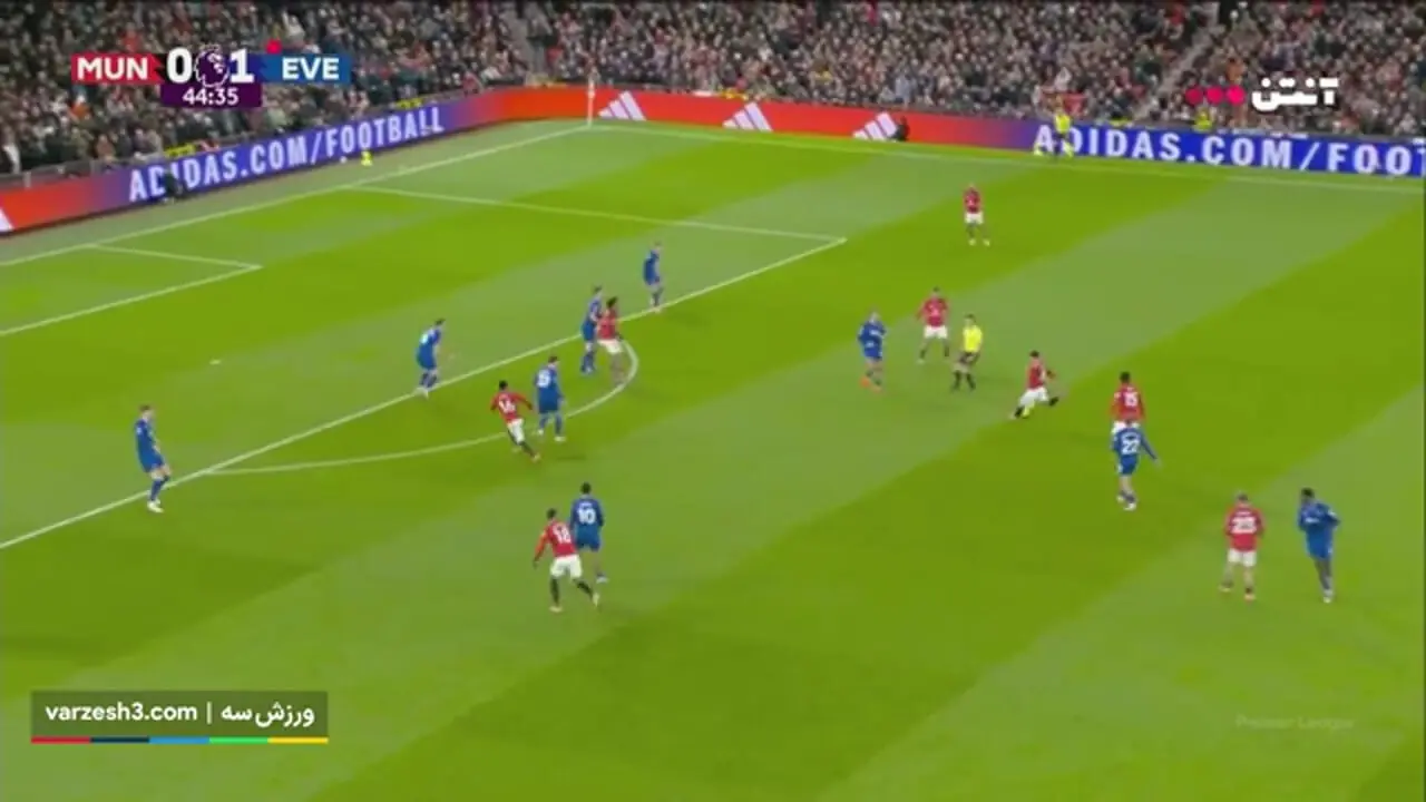 خلاصه بازی منچستر یونایتد ۰ - اورتون ۱