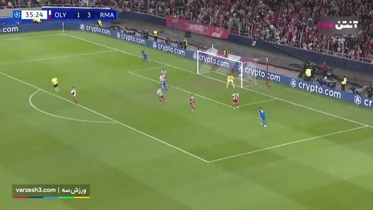 خلاصه بازی المپیاکوس ۳ - رئال مادرید ۴