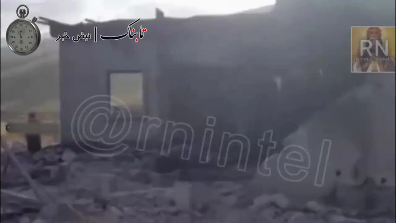 فیلم جدید از انهدام مقر پژاک در مرز ایران و عراق