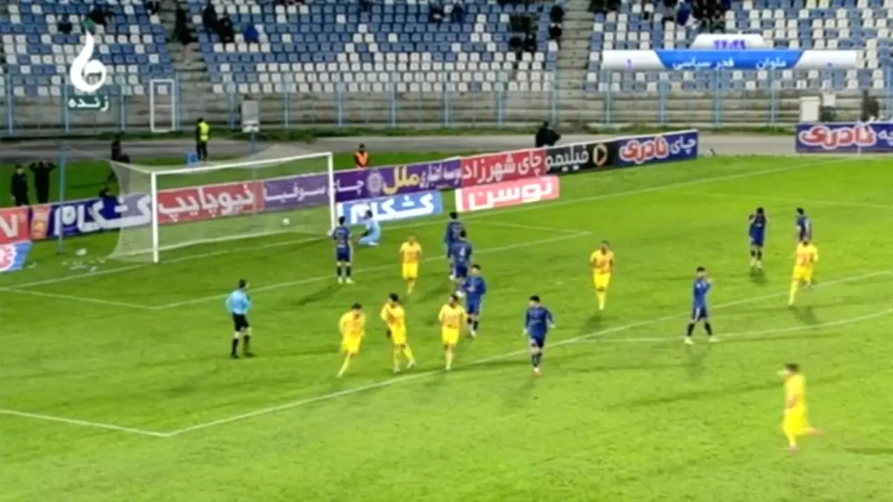 خلاصه بازی ملوان 0 - فجرسپاسی 4