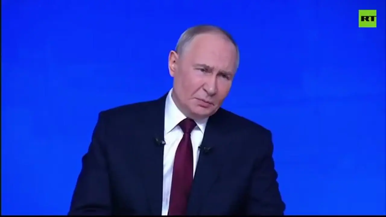 کنایه پوتین به رئیسجمهور اوکراین