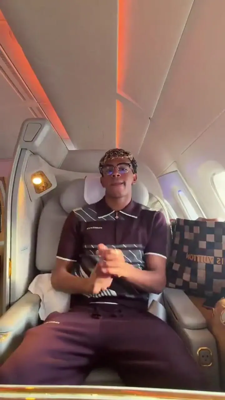 لامین یامال به دبی رفت