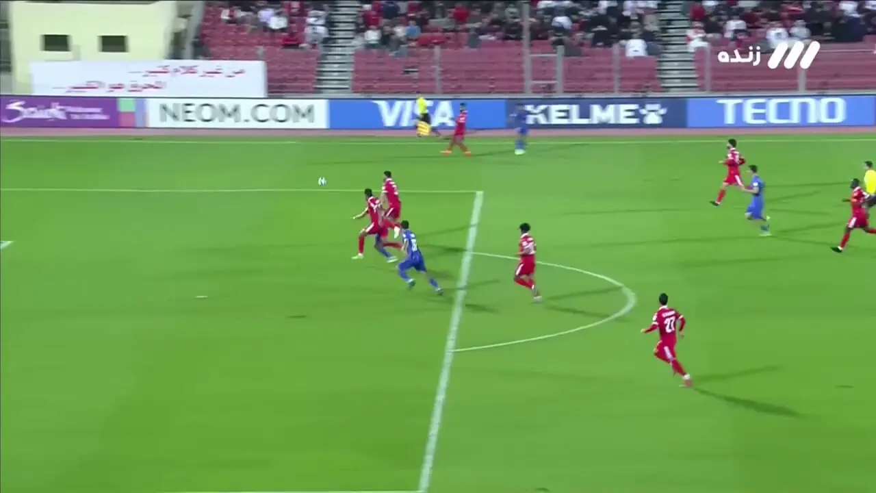 گل اول استقلال به المحرق توسط اسماعیل قلی‌زاده