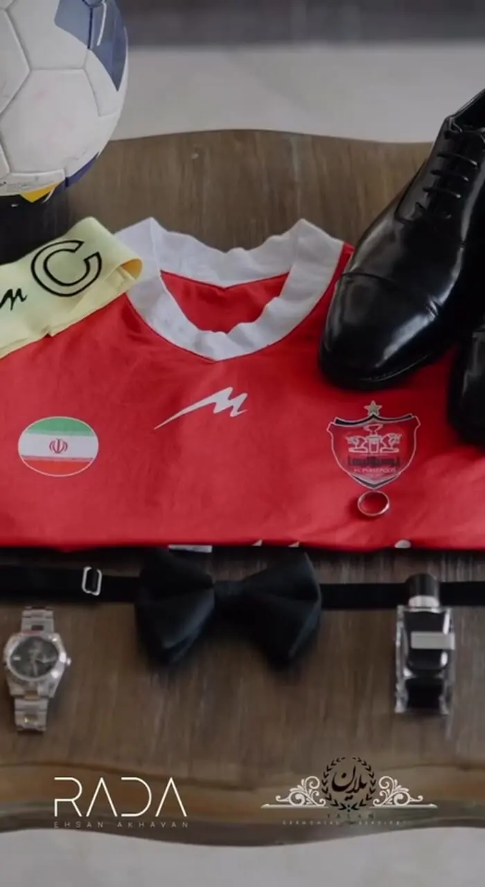 کلیپ عروسی امید عالیشاه فوتبالی شد