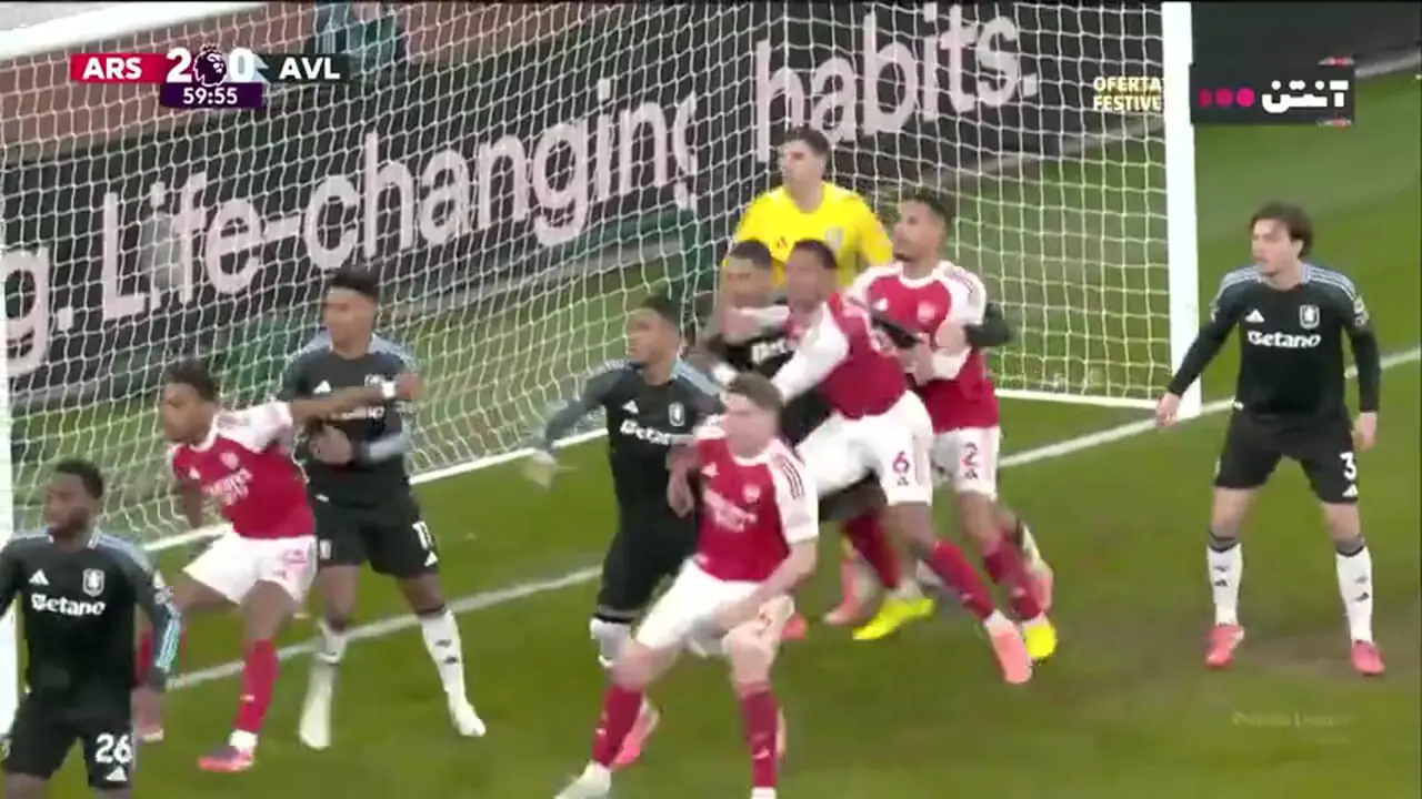 خلاصه بازی آرسنال ۴ - استون ویلا ۱