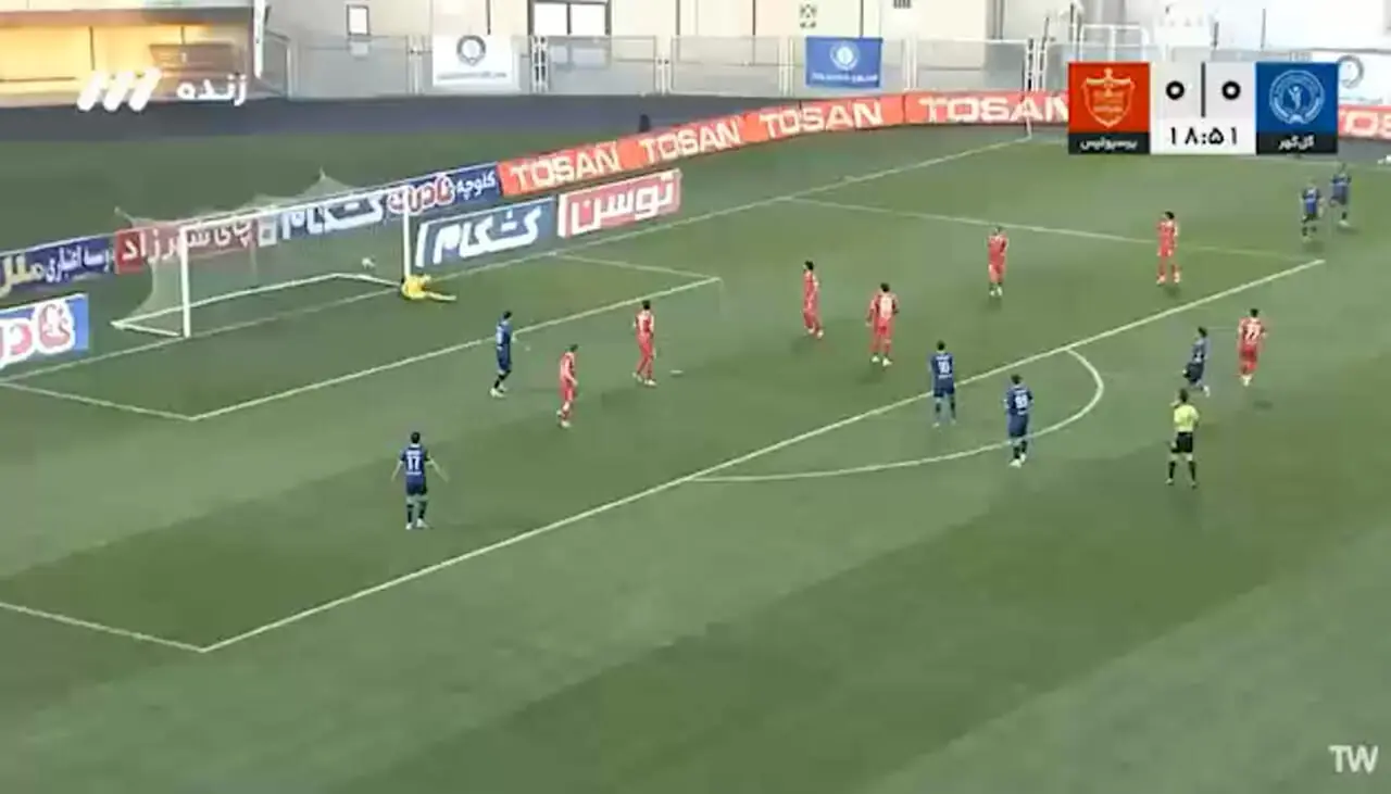 گل اول گل‌گهر به پرسپولیس