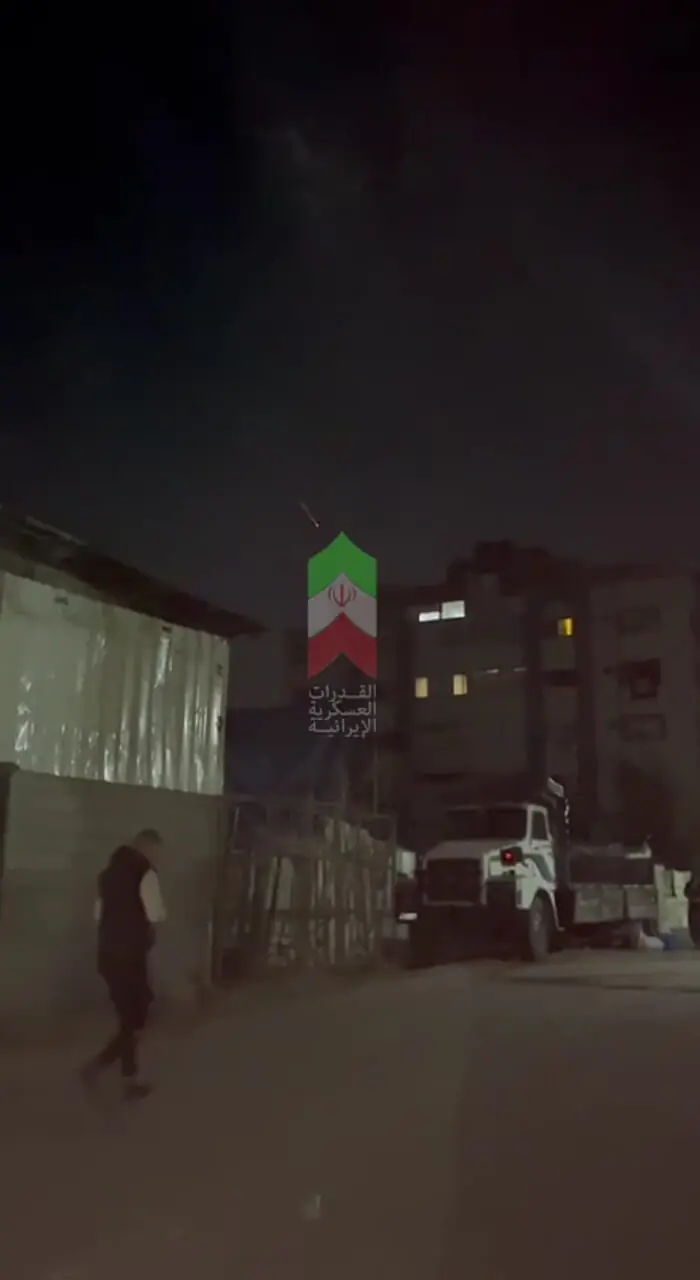 عبور موشک‌ ایرانی از آسمان نوار غزه قبل از رسیدن به اراضی اشغالی