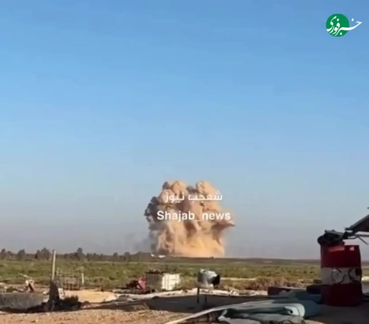 فیلم جدید و واضح از حمله ایران به پایگاه آمریکایی در اردن