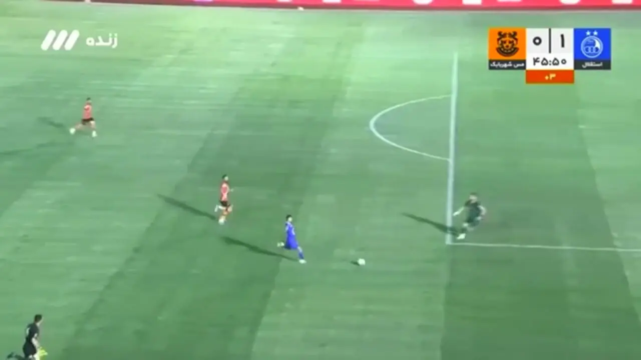 خلاصه بازی استقلال 4 - مس شهربابک 0